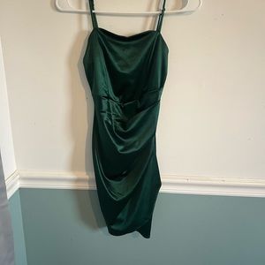 Small emerald green dress